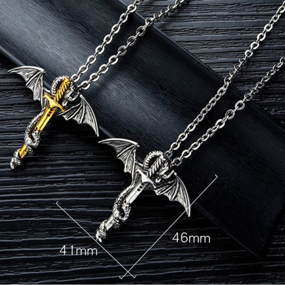 men sword necklace - Picture 2 of 2